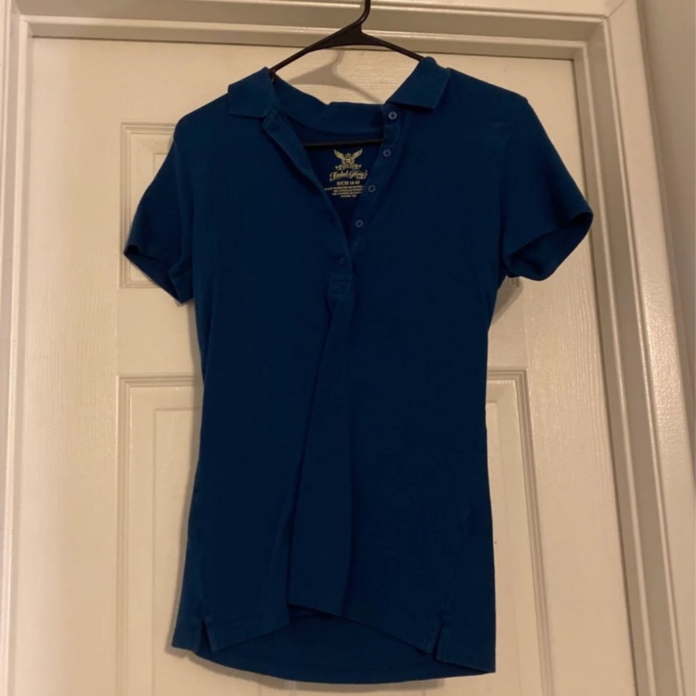 Faded glory blue blouse